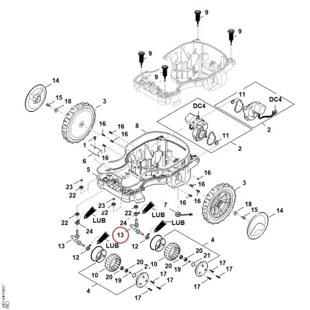 Staffa 63097106600 ORIGINALE STIHL | NewgardenParts.com