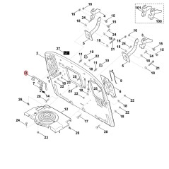 Etrier 61704351500 ORIGINAL STIHL | NewgardenParts.com
