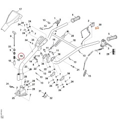 Guidon 62507406105 ORIGINAL STIHL | NewgardenParts.com