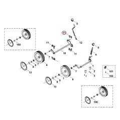 Axle bracket 63367041210 ORIGINAL STIHL | NewgardenParts.com