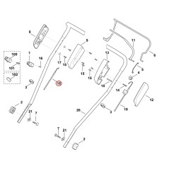 Cable 63577007510 ORIGINAL STIHL | NewgardenParts.com