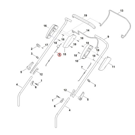 Seilzug 63587007511 ORIGINAL STIHL | NewgardenParts.com