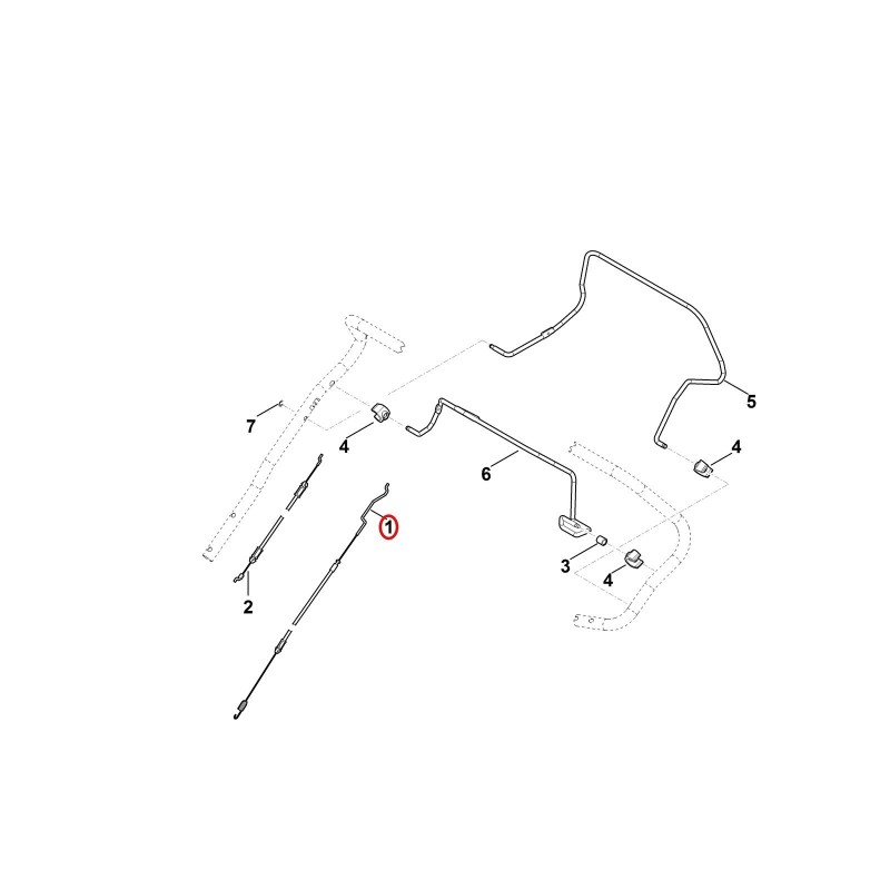 Seilzug 63647007540 ORIGINAL STIHL Seilzug 63647007540 ORIGINAL STIHL