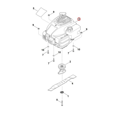 EVC 200.2 Motor (EVC200-0003) 63500111812 ORIGINAL STIHL | NewgardenParts.com