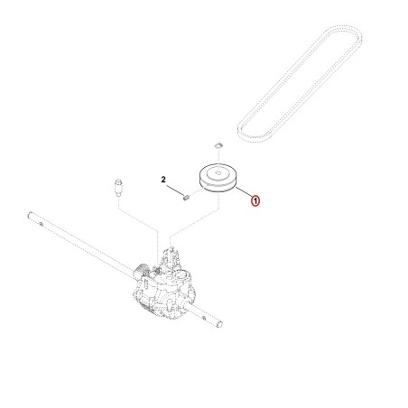 AAL 050.0 P Riemenscheibe mit Nut 69097002506 ORIGINAL STIHL