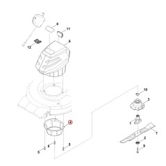 Mounting device 63507045400 ORIGINAL STIHL | NewgardenParts.com