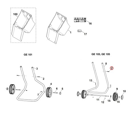 Vis taraud P5x40 91040034297 ORIGINAL STIHL | NewgardenParts.com