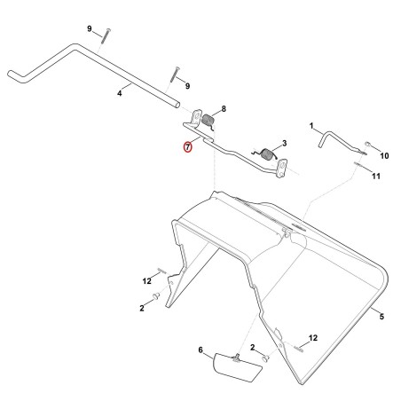 Étrier de fixation 69077904100 ORIGINAL STIHL | NewgardenParts.com
