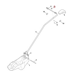 Estribo 69077630400 ORIGINAL STIHL | NewgardenParts.com