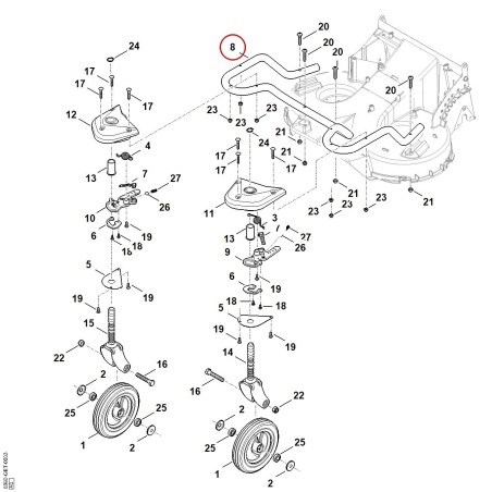 Estribo 63927630400 ORIGINAL STIHL | NewgardenParts.com