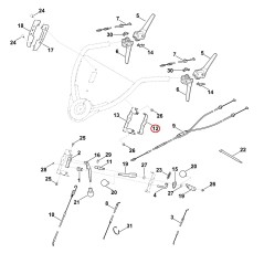 Halter links 63757036900 ORIGINAL STIHL | NewgardenParts.com