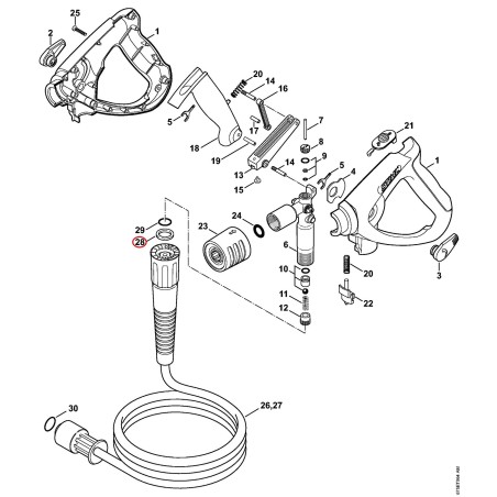 O-ring 10.82x1.78 96459457520 ORIGINAL STIHL | NewgardenParts.com