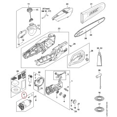 Motor eléctrico LA026000202 ORIGINAL STIHL | NewgardenParts.com