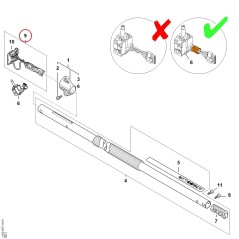 Kabelbaum LA034403006 ORIGINAL STIHL | NewgardenParts.com