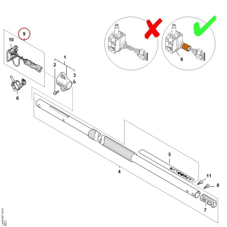 Kabelbaum LA034403006 ORIGINAL STIHL | NewgardenParts.com