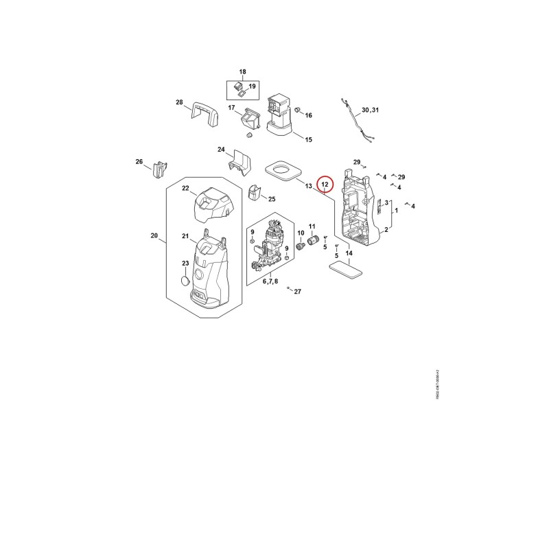 Junta RE025190110 ORIGINAL STIHL Junta RE025190110 ORIGINAL STIHL