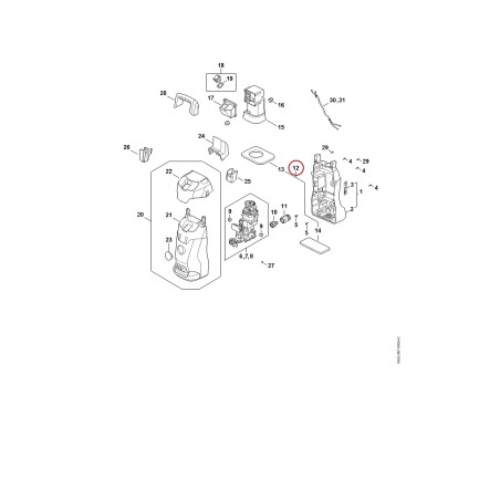 Dichtung RE025190110 ORIGINAL STIHL | NewgardenParts.com