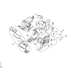 Oil tank MA013500301 ORIGINAL STIHL | NewgardenParts.com