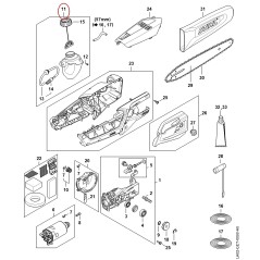 Depósito de aceite LA023504401 ORIGINAL STIHL | NewgardenParts.com