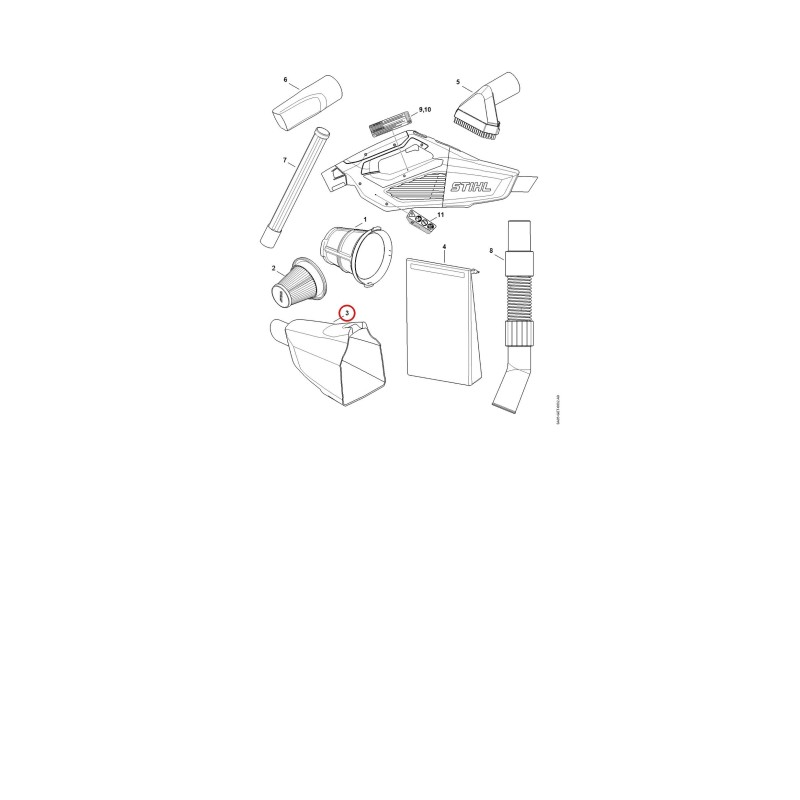 Container SA037000800 ORIGINAL STIHL