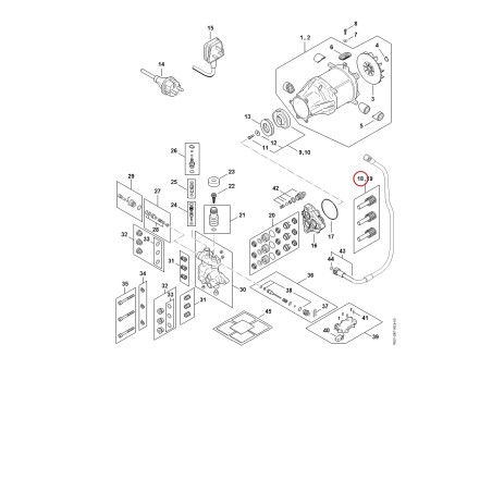 Satz Kolben RE017607001 ORIGINAL STIHL | NewgardenParts.com