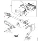 Handlebar support VB017903201 ORIGINAL STIHL