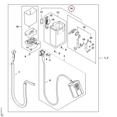 Handle 00004902001 ORIGINAL STIHL | NewgardenParts.com