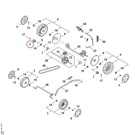 Pignone conduttore 00006402506 ORIGINALE STIHL | NewgardenParts.com