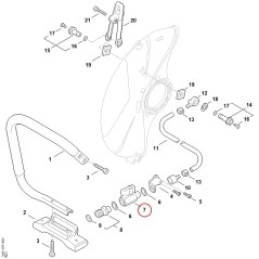 Robinet d'arrêt 00007004502 ORIGINAL STIHL | NewgardenParts.com