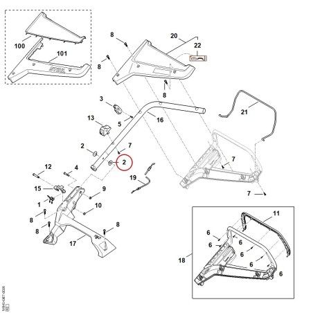 Douille 00007107300 ORIGINAL STIHL | NewgardenParts.com