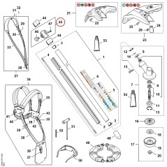 Carrying ring 00007908808 ORIGINAL STIHL | NewgardenParts.com