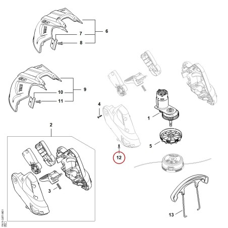 Vis à tête plate 00009518300 ORIGINAL STIHL | NewgardenParts.com