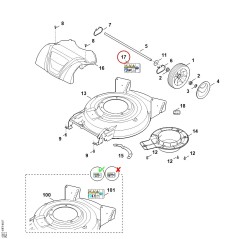 Étiquette 00009676741 ORIGINAL STIHL | NewgardenParts.com