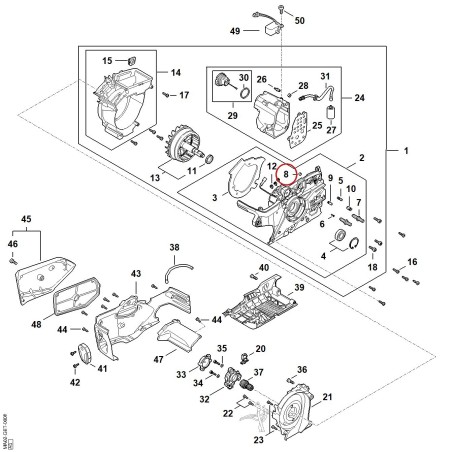 Douille 00009888604 ORIGINAL STIHL | NewgardenParts.com