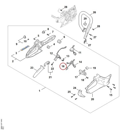 Boccola in gomma 00009890517 ORIGINALE STIHL | NewgardenParts.com