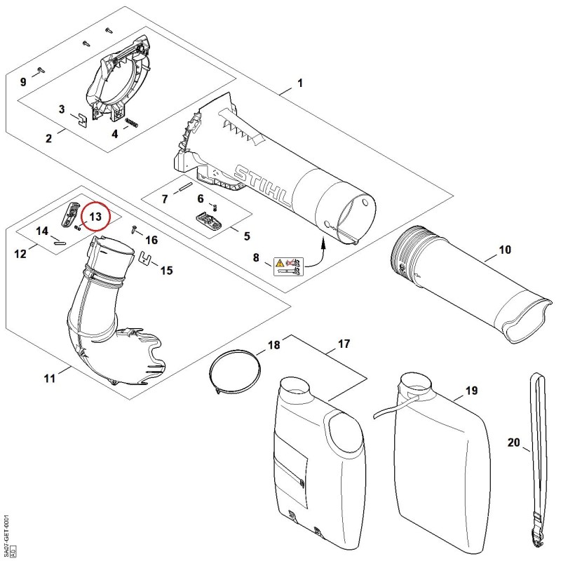 Druckfeder 00009973806 ORIGINAL STIHL