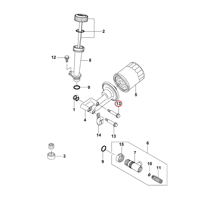 Vis 6x43 00019519763 ORIGINAL STIHL