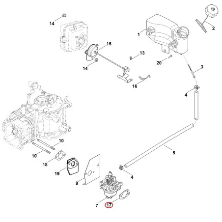 Jeu de joints 00020071021 ORIGINAL STIHL | NewgardenParts.com
