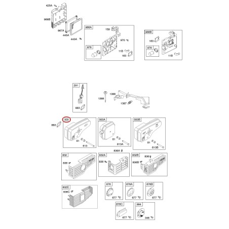 692038 Schalldämpfer 00030001041 ORIGINAL STIHL | NewgardenParts.com