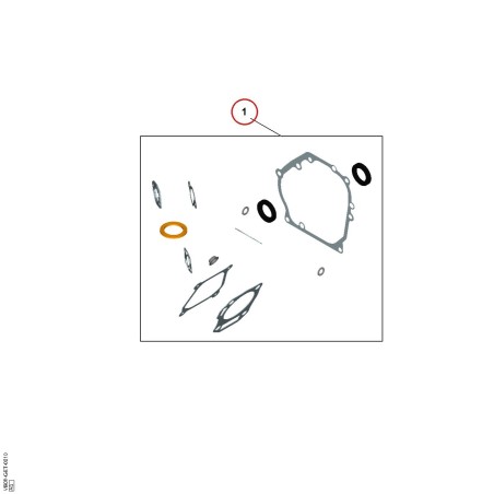 Set of gaskets 00040071615 ORIGINAL STIHL | NewgardenParts.com
