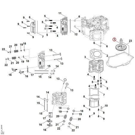 Arbre à cames 00040301408 ORIGINAL STIHL | NewgardenParts.com