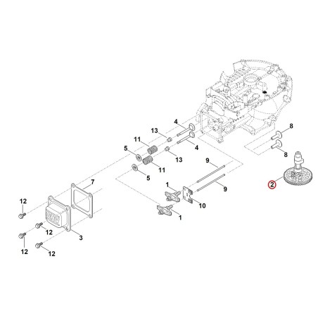 Arbre à cames 00040301410 ORIGINAL STIHL | NewgardenParts.com