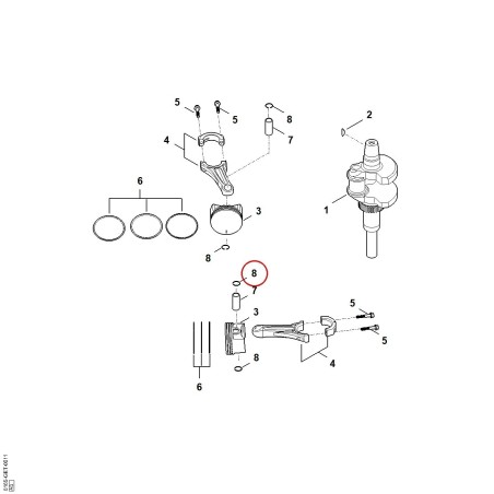 Anillo de seguridad 00040340102 ORIGINAL STIHL | NewgardenParts.com