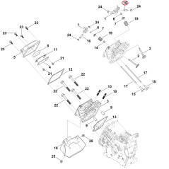 Perno 00040380800 ORIGINAL STIHL | NewgardenParts.com