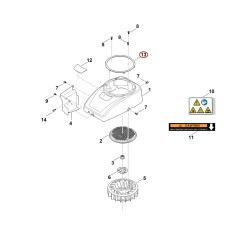 Anello 00040848900 ORIGINALE STIHL | NewgardenParts.com