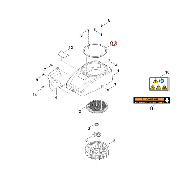 Ring 00040848900 ORIGINAL STIHL