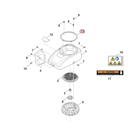 Anillo 00040848900 ORIGINAL STIHL | NewgardenParts.com