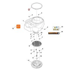 Ring 00040848901 ORIGINAL STIHL | NewgardenParts.com