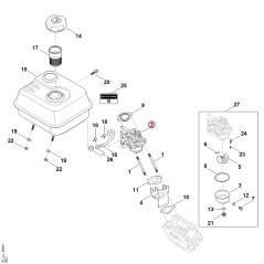 Carburetor 00041200607 ORIGINAL STIHL | NewgardenParts.com