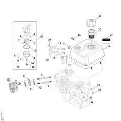 Carburador 00041200621 ORIGINAL STIHL | NewgardenParts.com